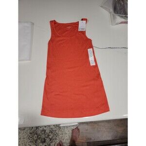 Brand new maternity tank top orange/dark coral color SMALL Isabel